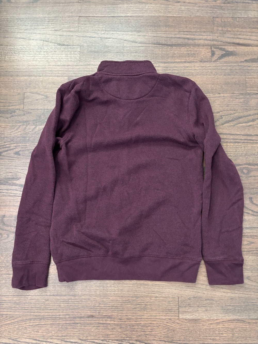 Sonoma Men's Deep Burgundy Zip-Up Sweater - Picture 8 of 13